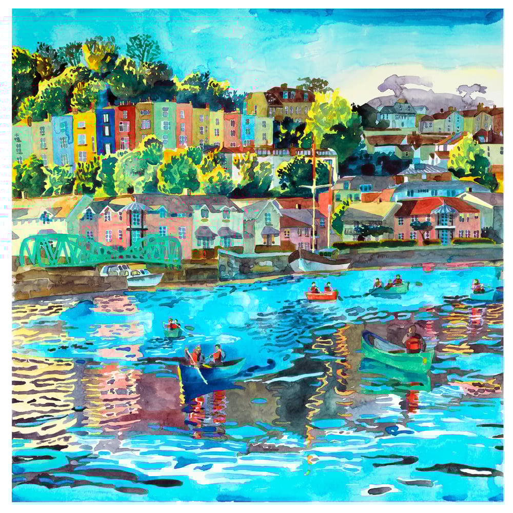 Image of Paddling Along Bristol Harbour