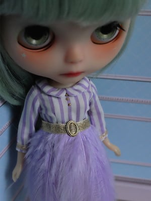 Image of Lounging Linda ~ Feather Dress ~ Lilac