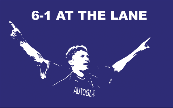 Image of 6-1 at the lane (Tore André Flo)