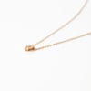 Baguette Solitaire Necklace