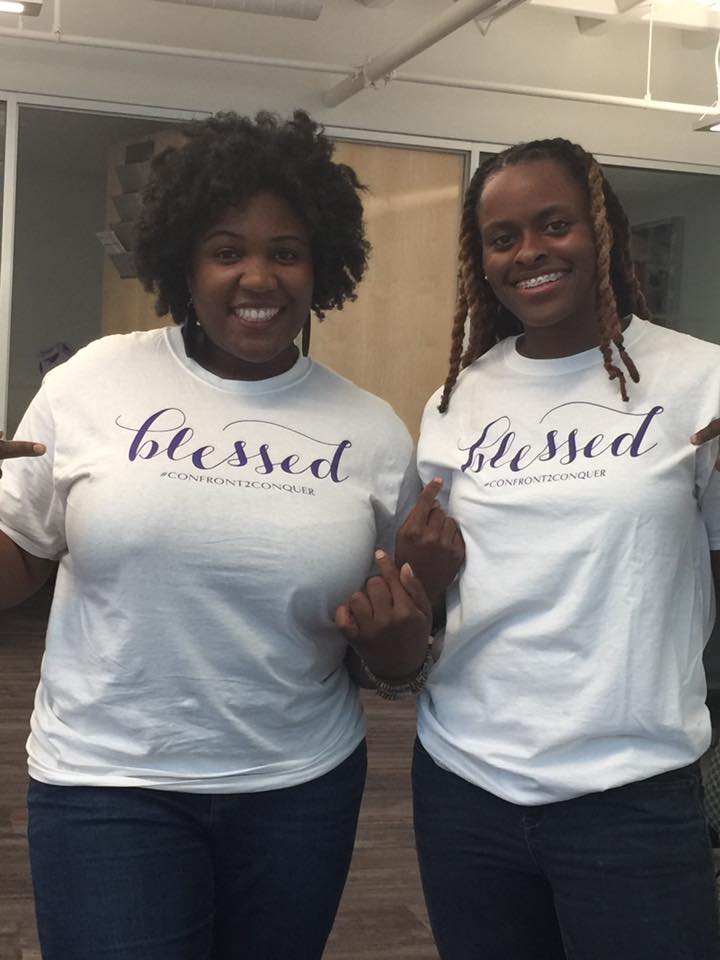 Image of BLESSED "#Confront2Conquer" $12.00-$14.00 (2X AND 3X)