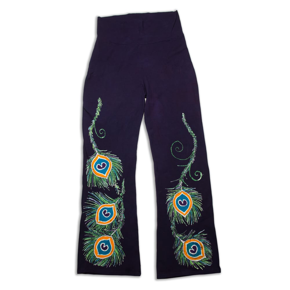 Image of Peacock Yoga Pants