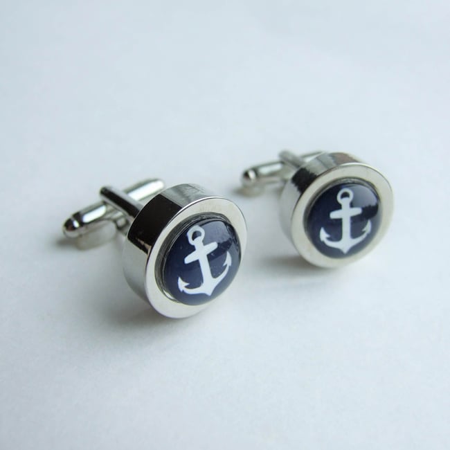 Anchors Aweigh - Large Cuff Links
