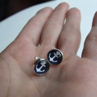 Image 2 of Anchors Aweigh - Stud Earrings