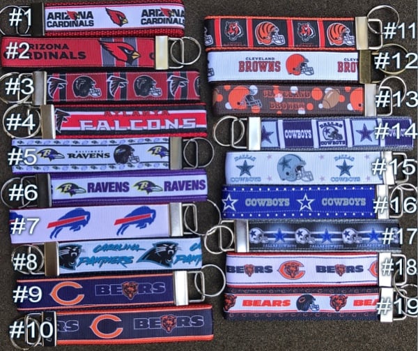 Image of NFL Team KeyChain FOBs