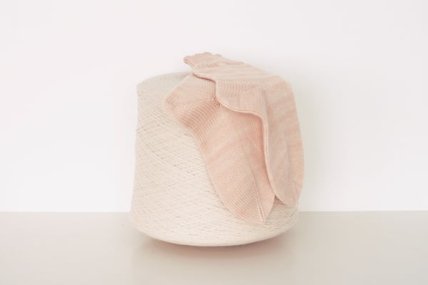 Image of Merino wool home socks pink