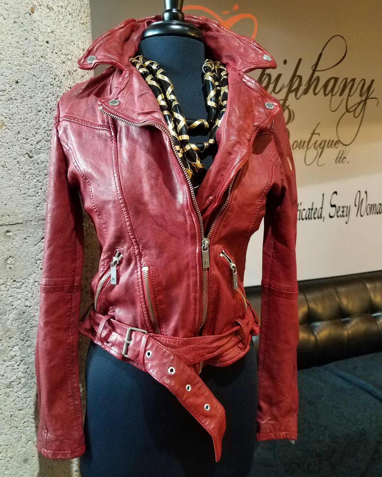 Plus size hotsell lamb leather jacket