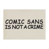 Comic Sans Risograph Print + Sticker