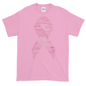 Image of Unisex Pink Ribbon Breast Cancer T-Shirt