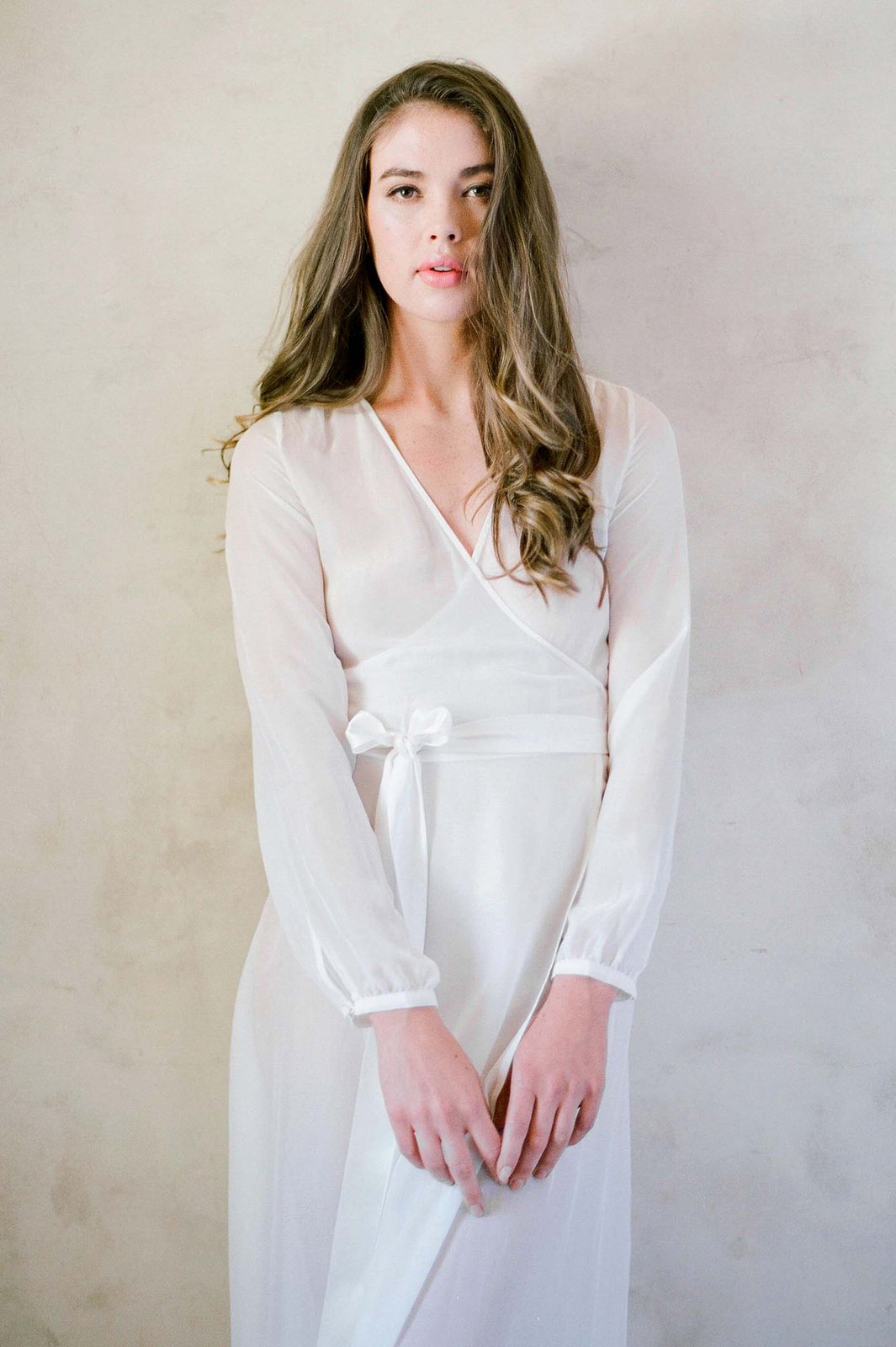 Silk chiffon robe online