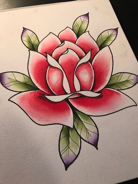 Image of Little ol red rose