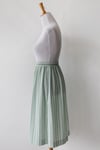 Image of SOLD Pistachio Striped Easy Skirt