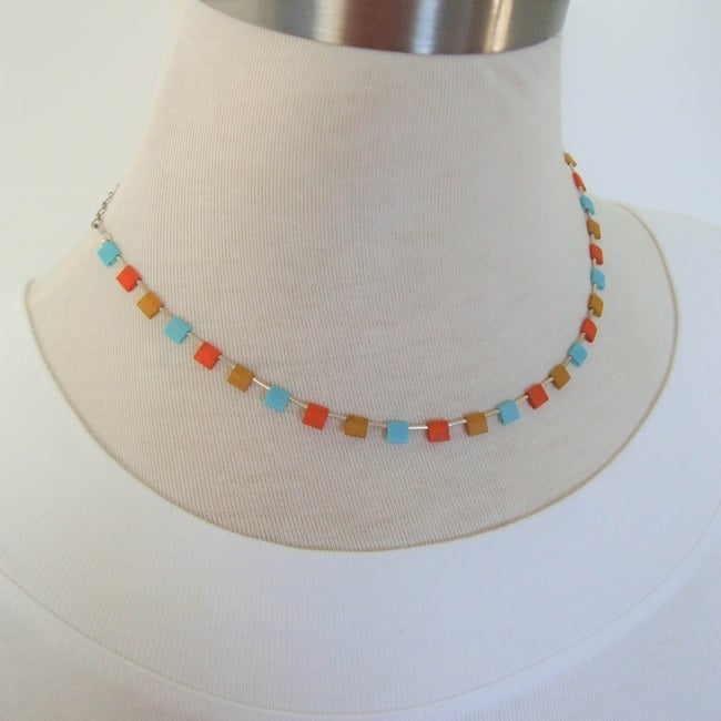 Santa Fe Tile Necklace
