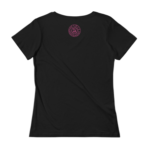 Image of Ladies Fit Without Fear Breast Cancer Tee in Black