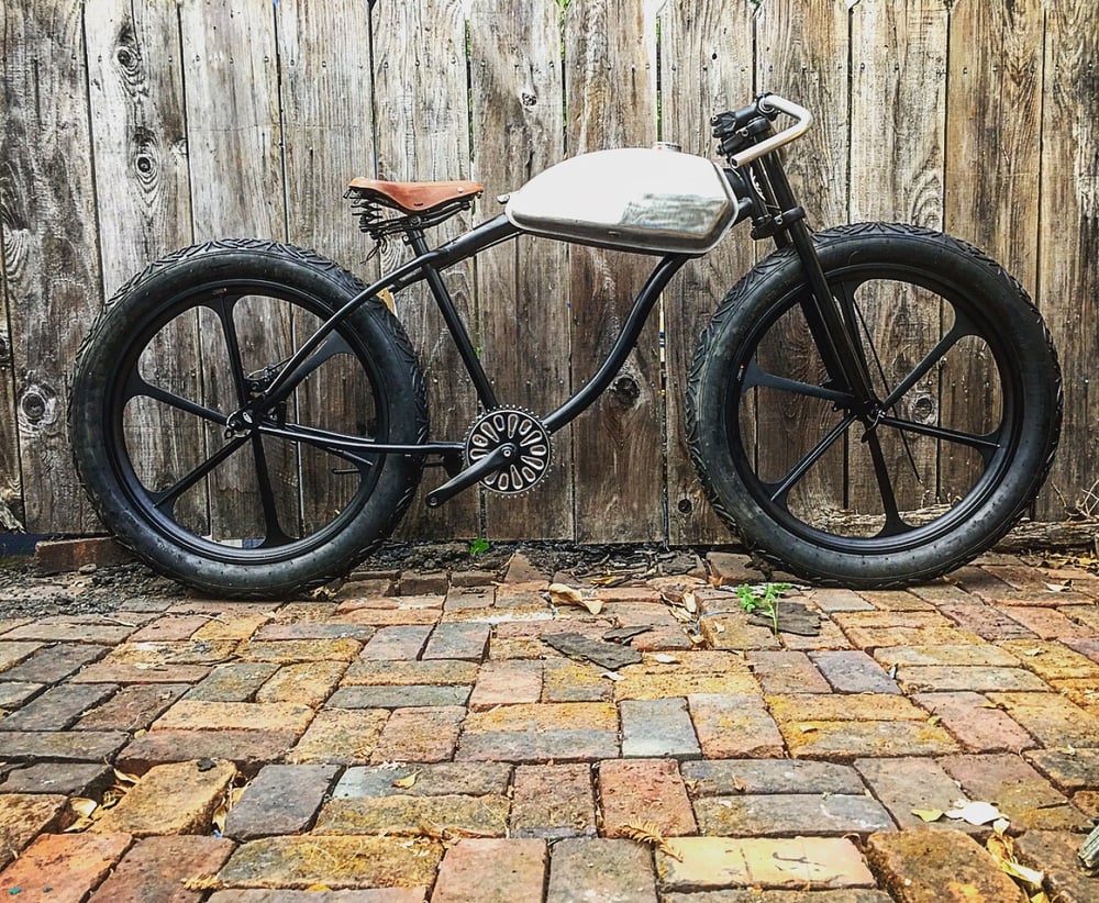 Image of Motorized bicycle Imperial fat tire rolling chassis