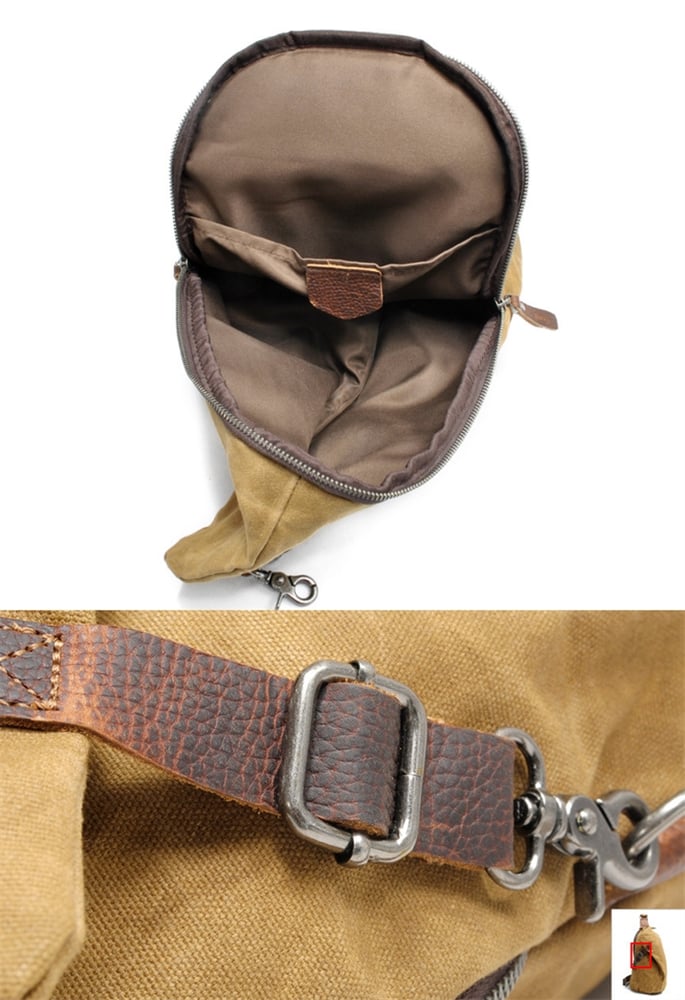 BigBvg Canvas Bag — canvas sling backpack canvas shoulder sling bag