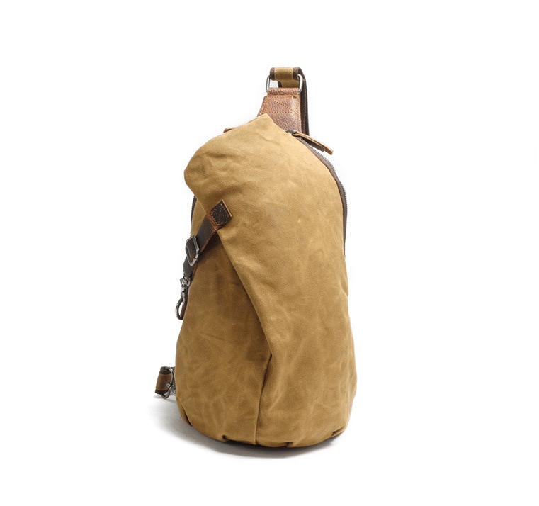 canvas sling backpack