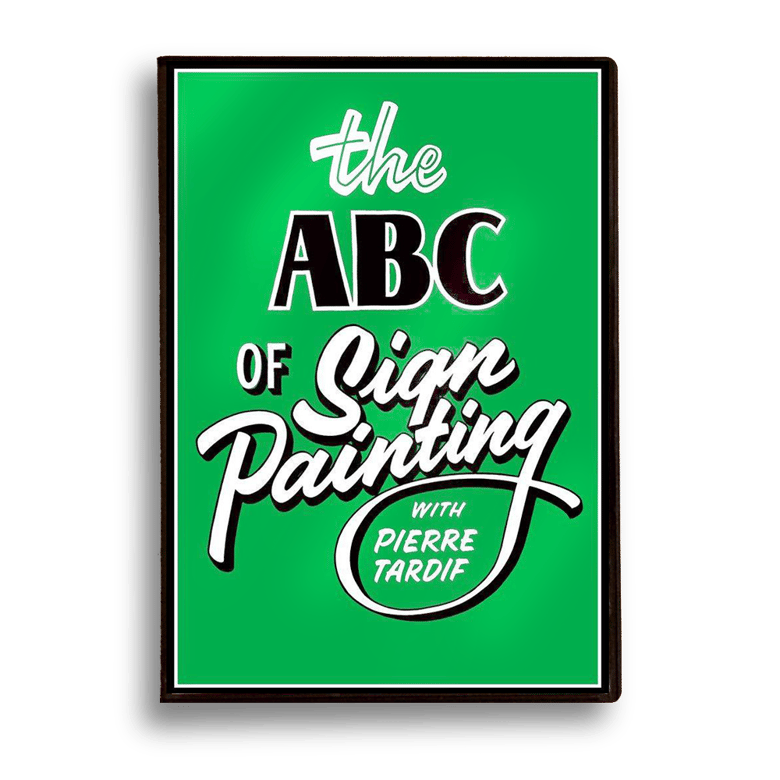 Image of The ABC of Sign Painting Volume 2 Casual Lettering with Pierre Tardif DVD