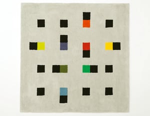 Image of Max Bill Graphic Rug - Colorful Accents