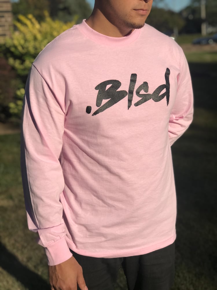 Image of Blsd Think Pink Long Sleeve Men's Tee