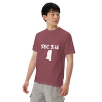 Image 3 of Mississippi State Unisex garment-dyed heavyweight t-shirt