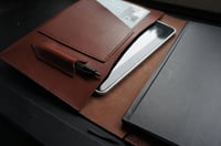 Image 2 of iPad - A4 Leather Folio Case