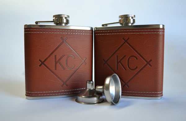 Image of Kansas City Flask - KC Diamond