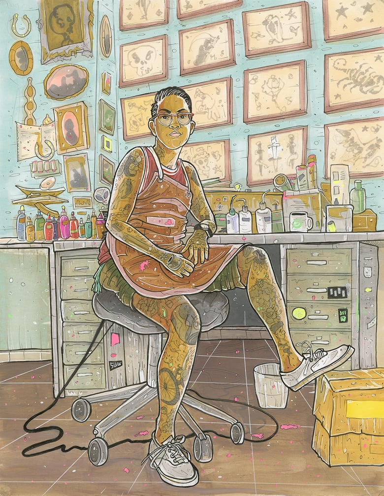 Image of NEXT WORLD TAROT: The Page of Pentacles