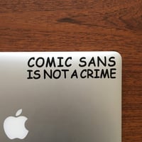 Image 3 of Comic Sans Risograph Print + Sticker