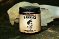 Image 3 of WAX-BASED POMADE (ALL-NATURAL) - 4oz. Amber Glass Jar (choose a scent)