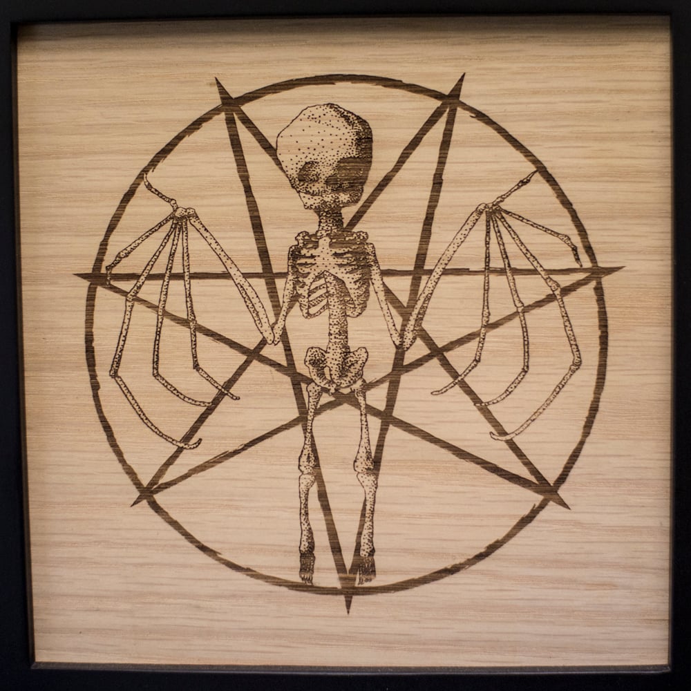 Image of Bat Baby Laser Engraving