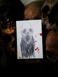 Image 1 of Spectre original drawing card signed with my blood