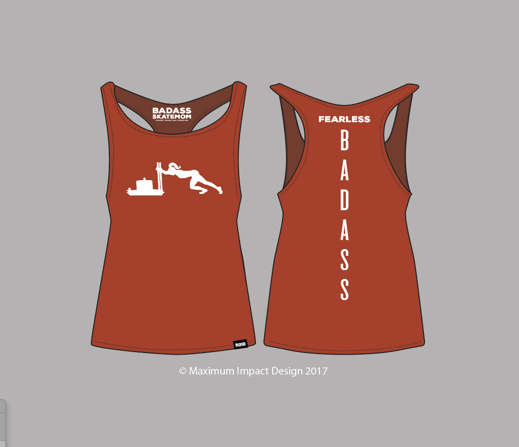 Image of Maroon Prowler Flowy Tank Top