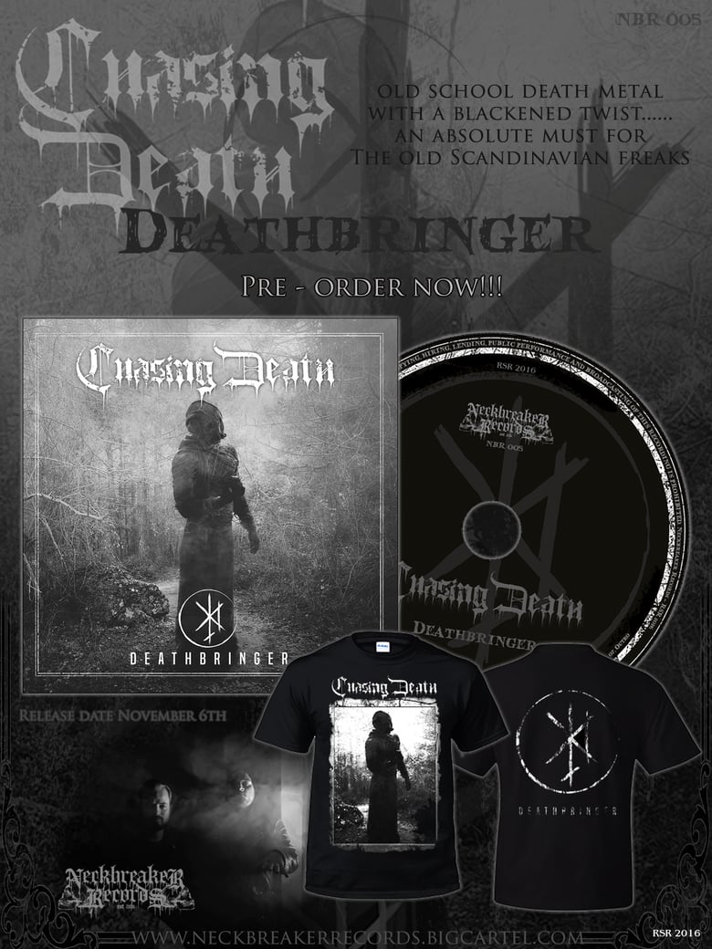 Image of Chasing Death - Deathbringer MCD + Shirt Bundle