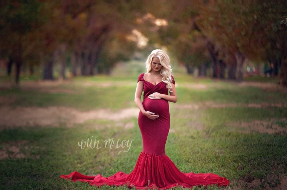 Blake Maternity with Mermaid Chiffon Skirt | Parfait Designs