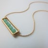 Green Opaline Abacus Necklace