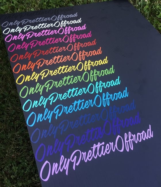 Image of OnlyPrettierOffroad 12" Decal