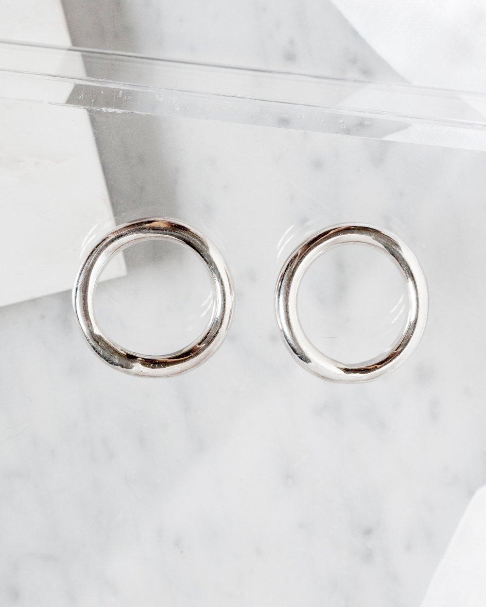 Image of Circle Hoop Earrings