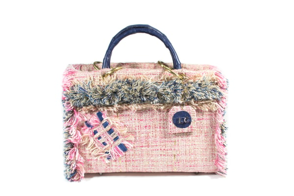 Image of Pink Furry Handbag