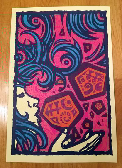 Image of "Exhaled Thoughts" print