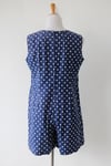 Image of SOLD Comfy Dotty Blue Romper