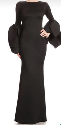 Image 1 of All sleeve dress long
