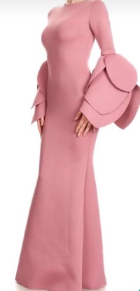 Image 4 of All sleeve dress long