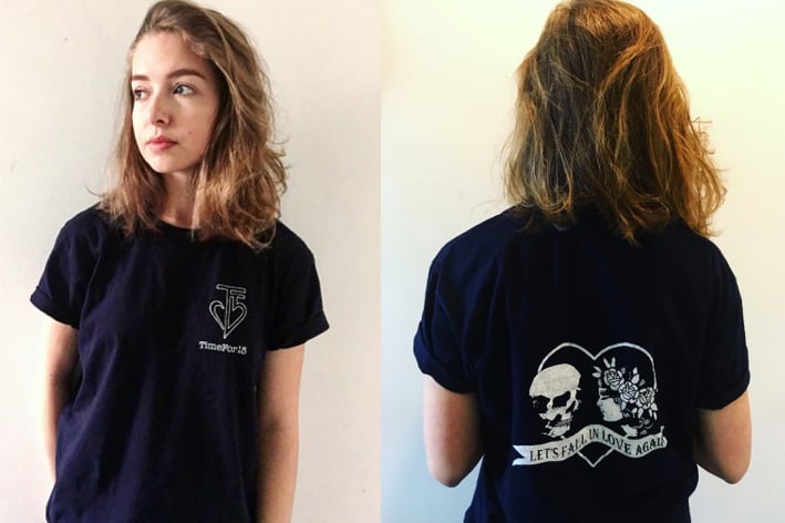 Image of Skull & Girl Lovers T-Shirt