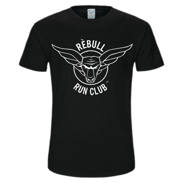 Image of Rèbull Running Black Classic T-shirt (Basic Fit)