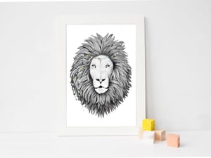 Image of Affiche Lion A3 / Lion A3 poster