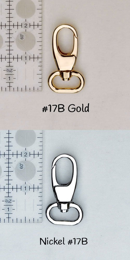 Image of Nylon Webbing Shoulder Strap - Adjustable - 1" (inch) Wide - Choose Color, Length & Hook #17B Finish