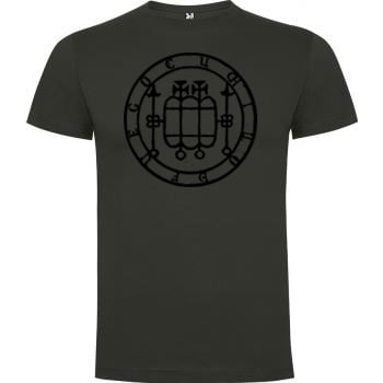 Image of Cuchillo de Fuego - Camiseta Sello Plomo Oscuro