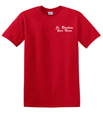 Image of Jr. Bowlers Red T-Shirt