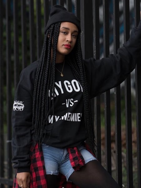 Image of MGVME sweatshirt, Black Night